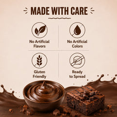 Apyura Caramel Brownie Spread & Filling | Chocolate Caramel Dessert Spread