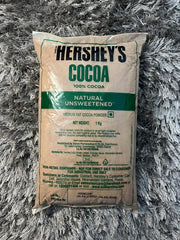 Hershey's Natural Unsweetened Cocoa Powder (Medium Fat) – 1kg | 100% Pure Cocoa for Baking & Beverages