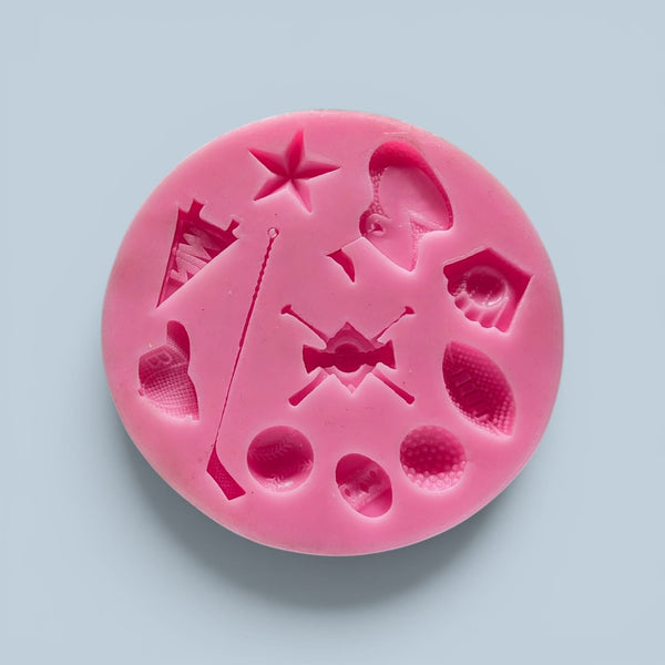 circular fondant mould