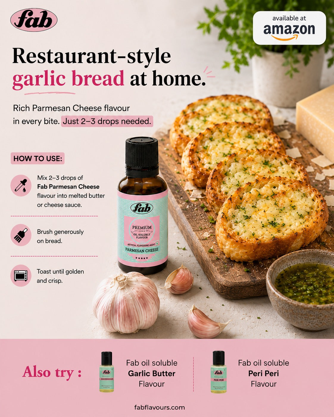 FAB Premium Parmesan Cheese Oil Soluble Flavour