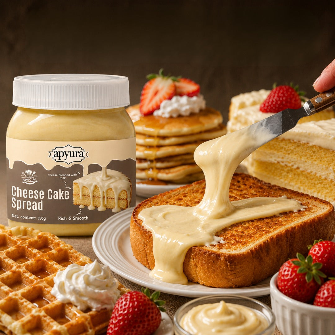 Apyura Cheesecake Spread – Rich & Smooth Cream Cheese Dessert Spread