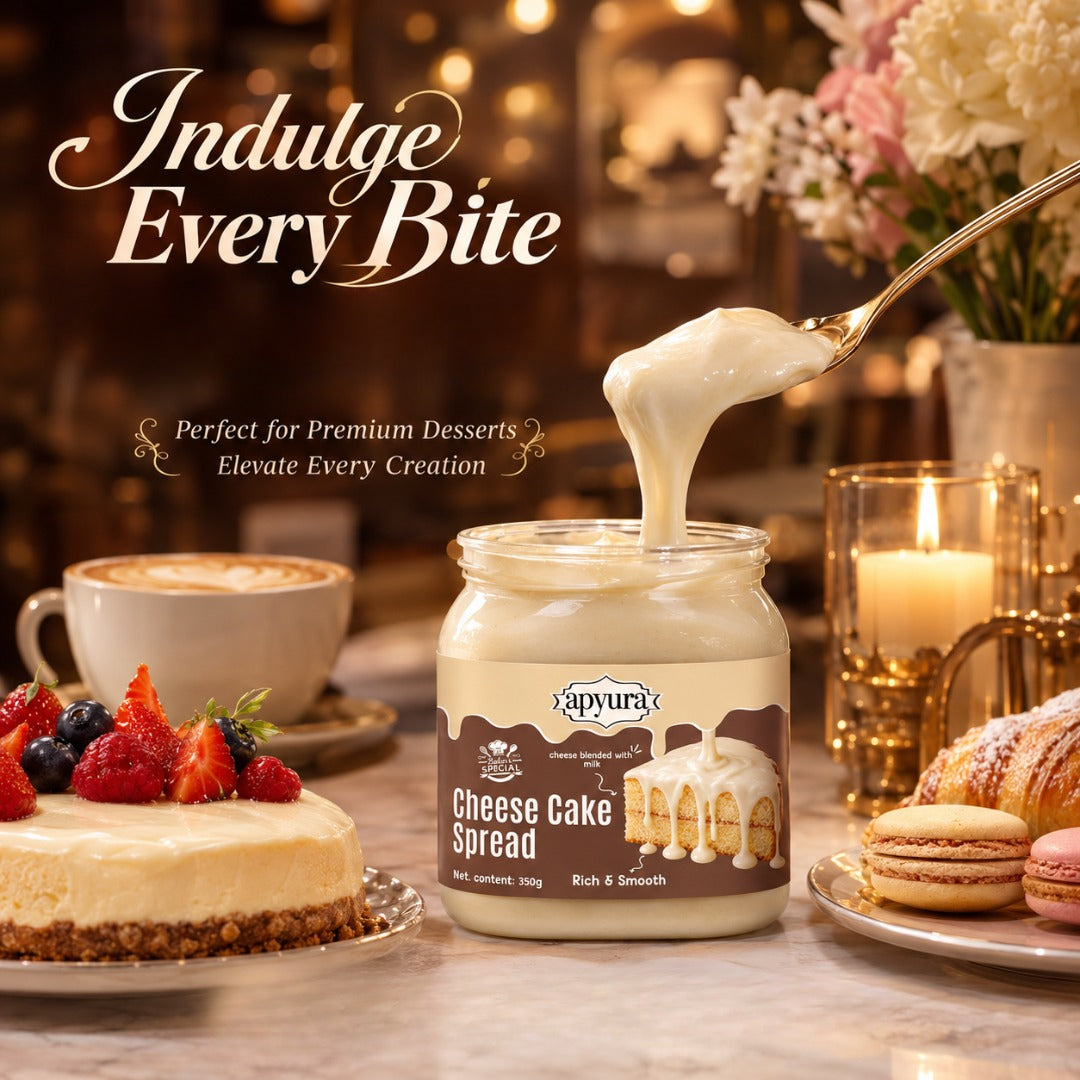 Apyura Cheesecake Spread – Rich & Smooth Cream Cheese Dessert Spread