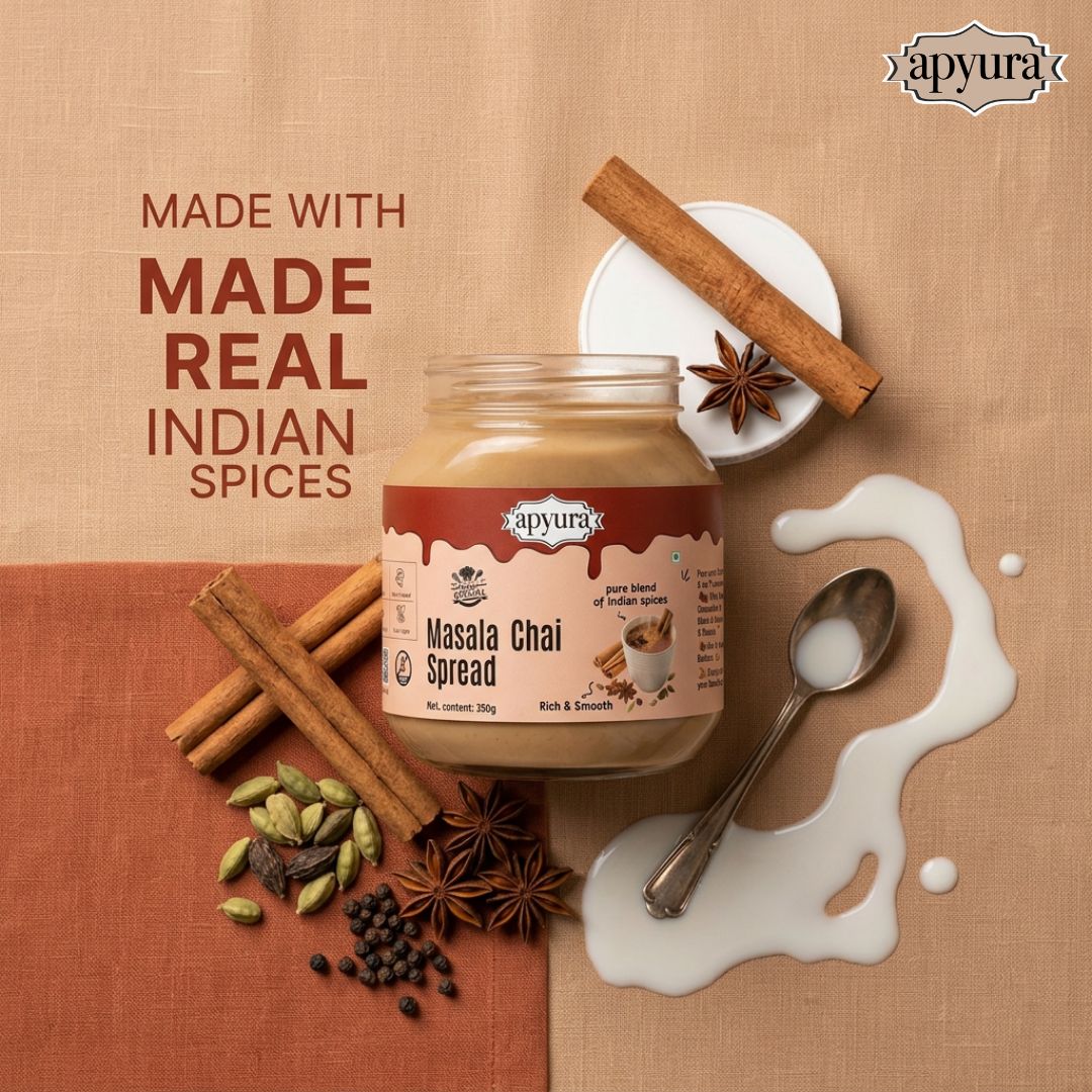 Apyura Masala Chai Spread & Filling – | Authentic Indian Spiced Tea Flavour for Cakes, Desserts & Beverages
