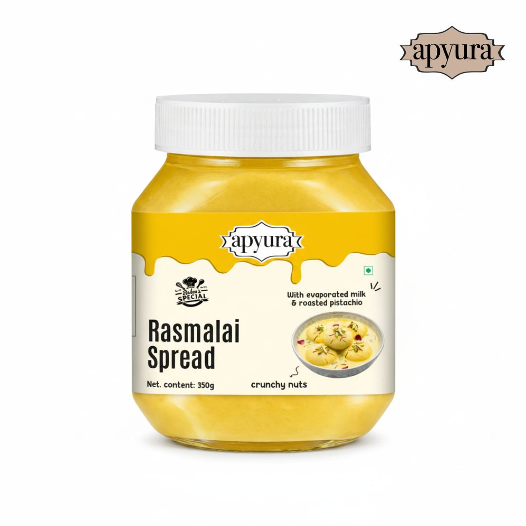 Apyura Rasmalai With Nuts Spread & Filling  | Classic Indian Dessert Flavour for Cakes, Mithai & Beverages