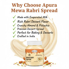 Apyura Mewa Rabri with Nuts Spread & Filling | Premium Indian Dessert Spread