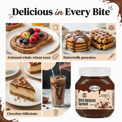 Apyura Rich Belgian Chocolate Spread & Filling | Premium Chocolate Spread