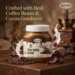 Apyura Filter Coffee Spread & Filling –| Authentic South Indian Coffee Flavour for Cakes, Desserts & Beverages