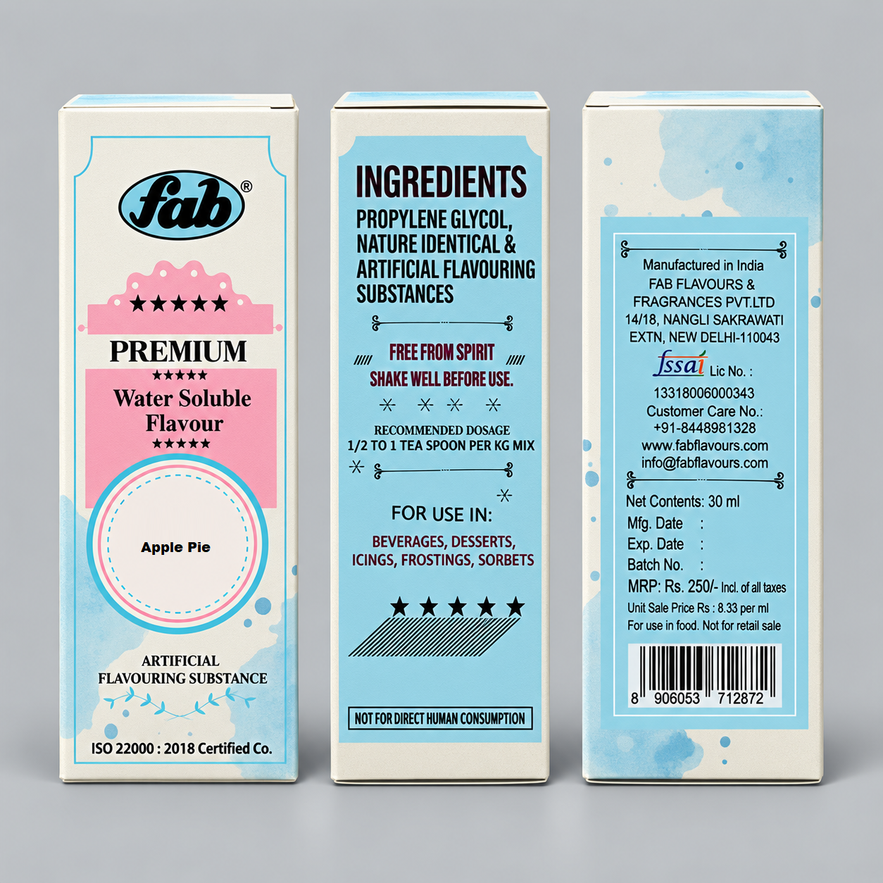 FAB Apple Pie Premium WS Flavour