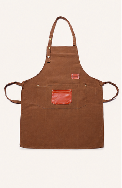 Brown Kitchen Apron | Baking Cart