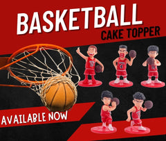 BASKET BALL CAKE TOPPER