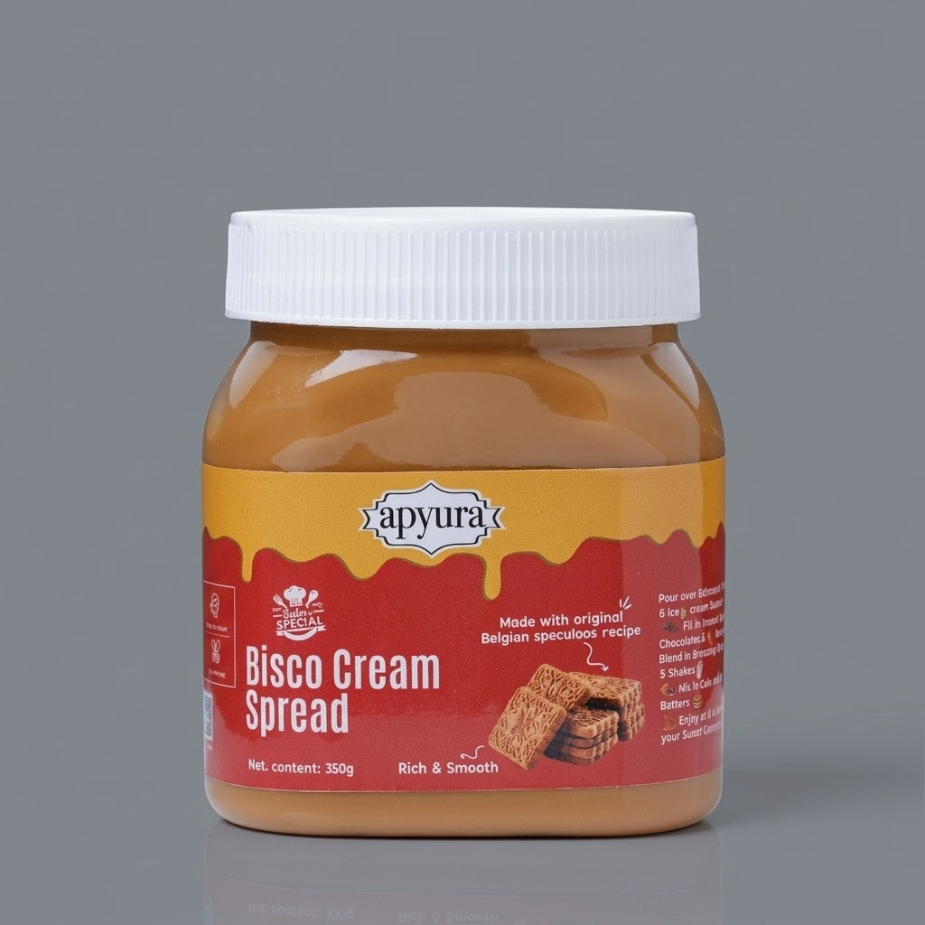 Apyura Bisco Cream Spread | Belgian Speculoos Biscuit Spread