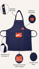 denime Kitchen Apron | Baking Cart
