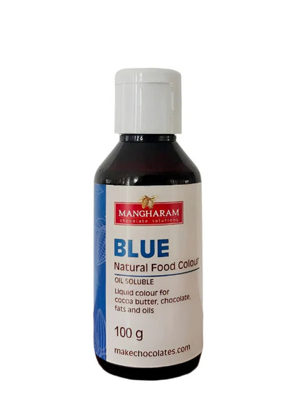 Blue Natural Food Oil Soluble Colour for Chocolate & Cocoa Butter (100g)