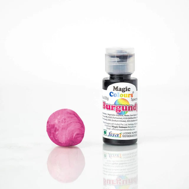 Magic Colours Spectral Gel Food Colour Burgundy 25g