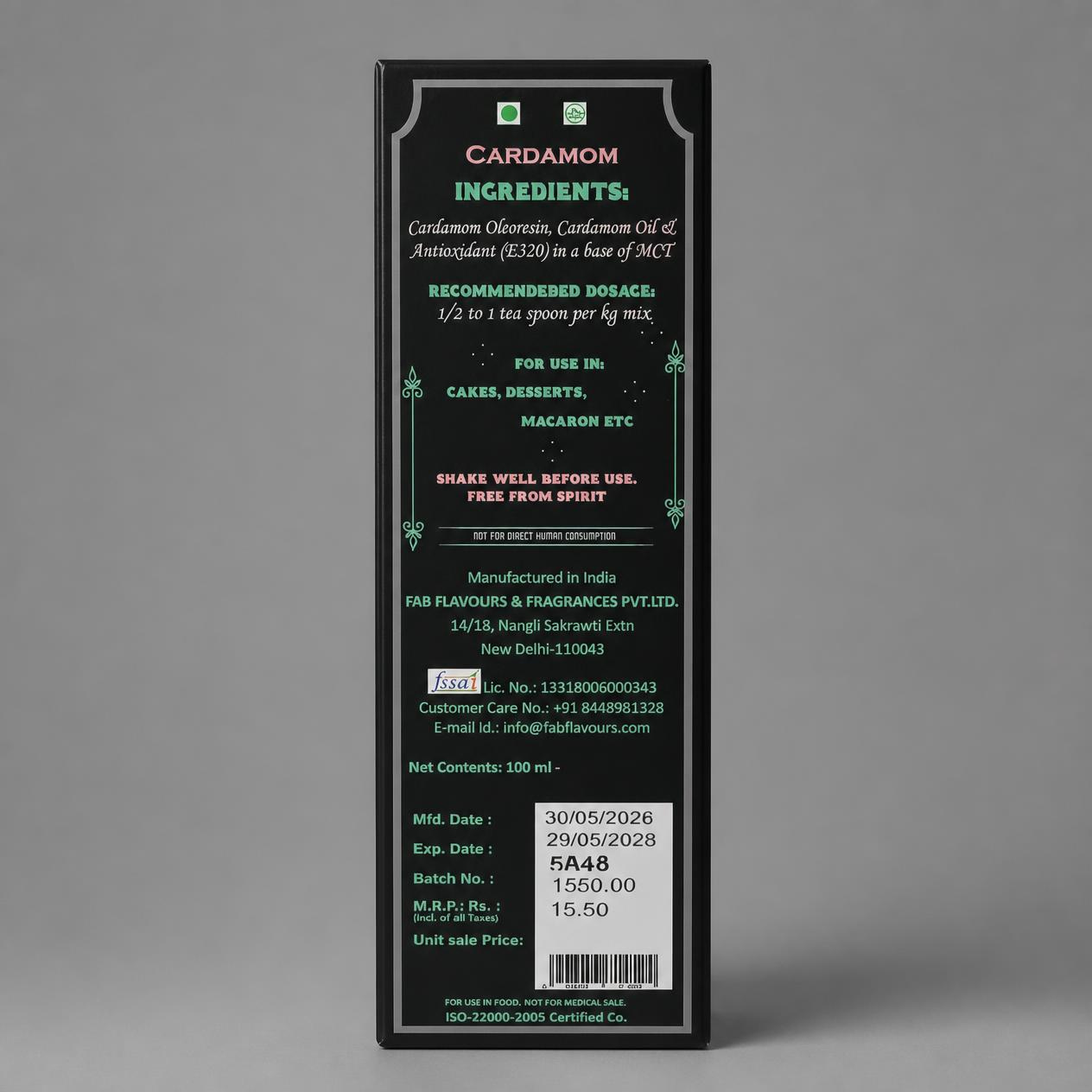 Natural Cardamom Extract