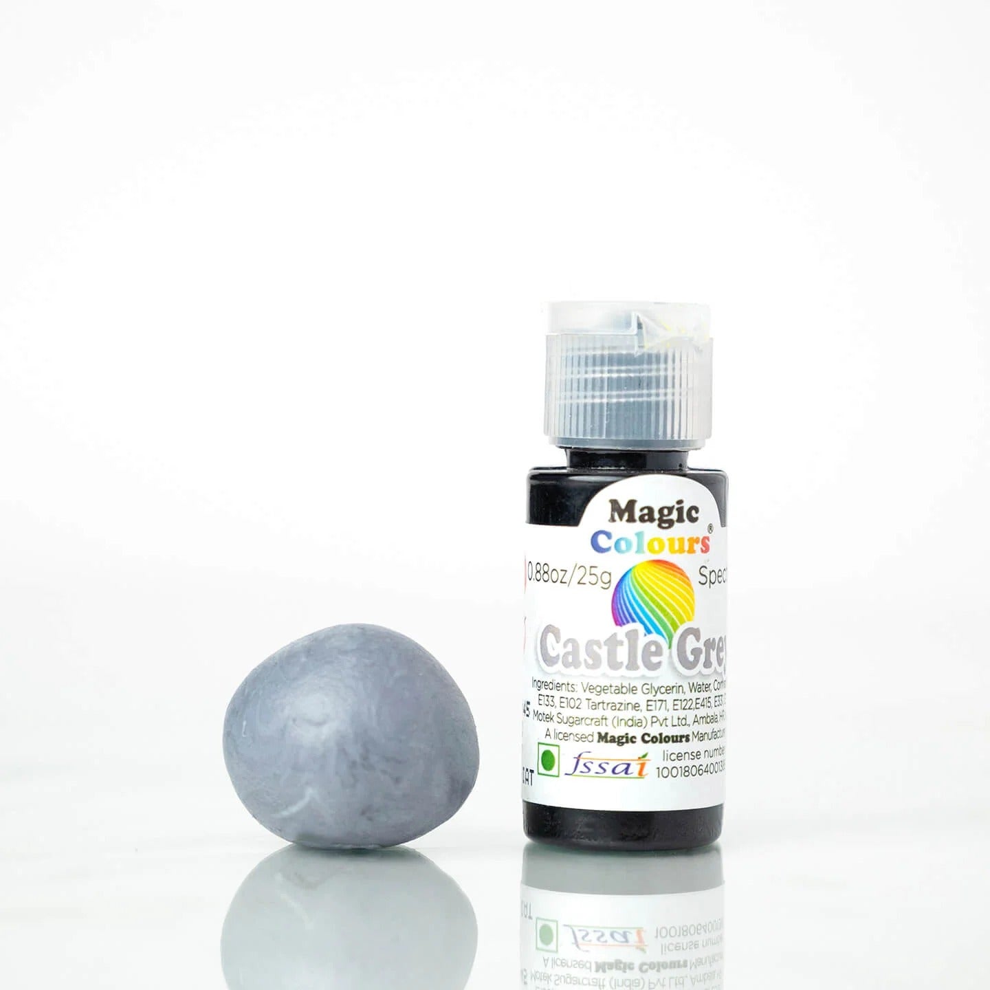 Magic Colours Spectral Gel Food Colour Castle Grey 25g
