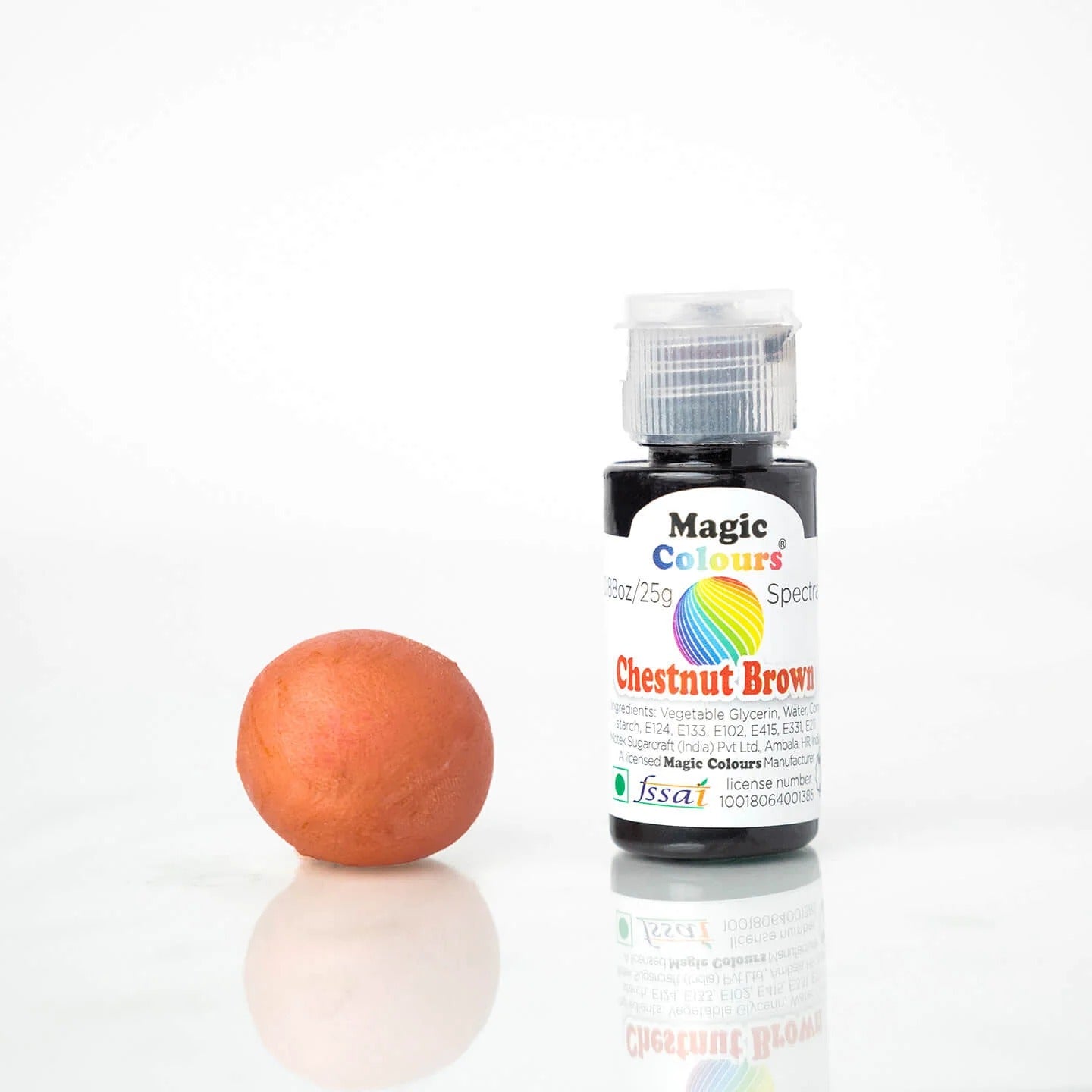 Magic Colours Spectral Gel Food Colour Chestnut Brown 25g