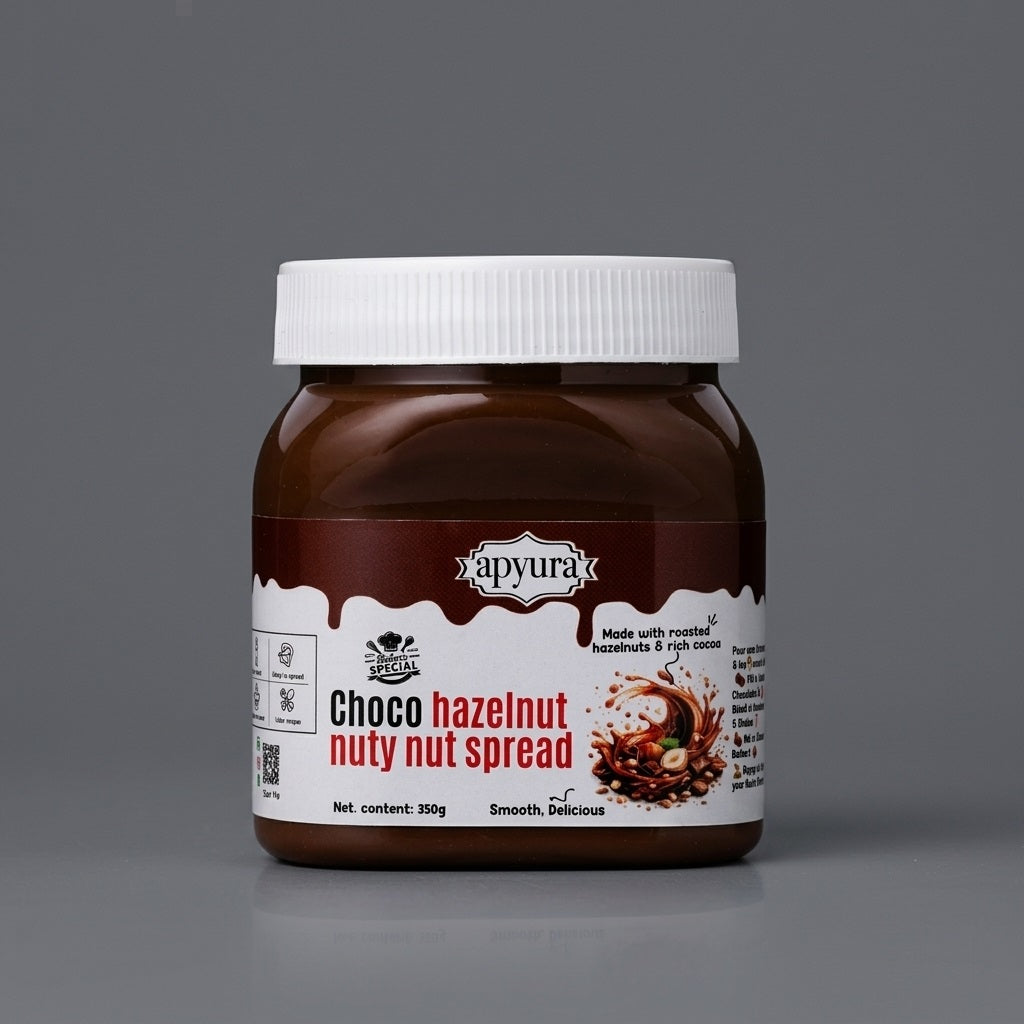 Apyura Choco Hazelnut Premium (20%) Spread & Filling | Chocolate Hazelnut Dessert Spread