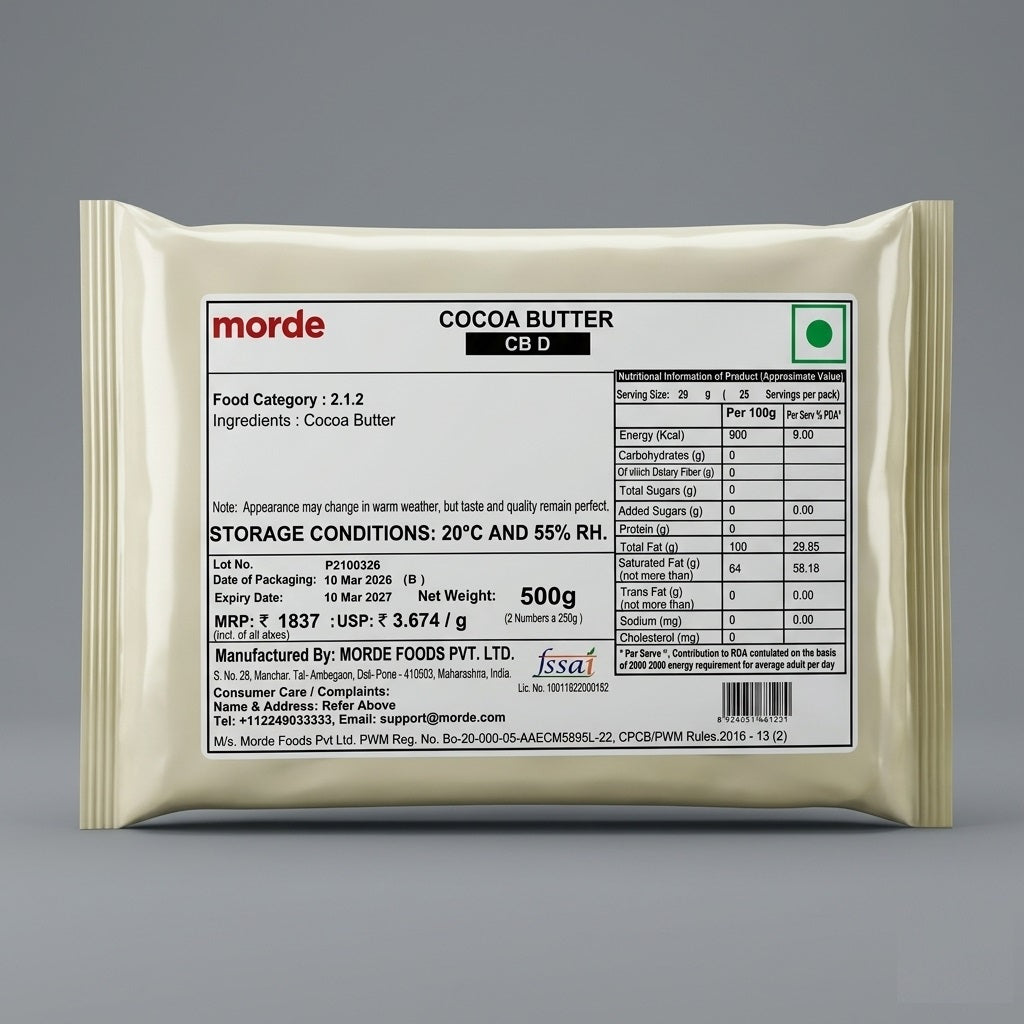 Morde Pure Cocoa Butter 500g