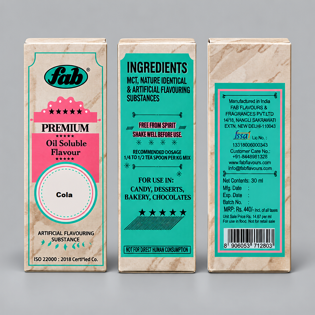 FAB Premium Cola Oil Soluble Flavour
