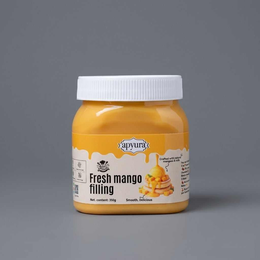 Apyura Fresh Mango Filling | Premium Mango Filling for Cakes & Desserts