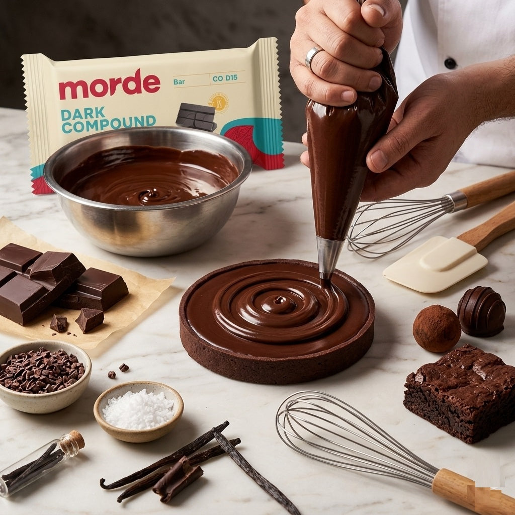 Morde Dark Compound Chocolate Bar CO D15 500g