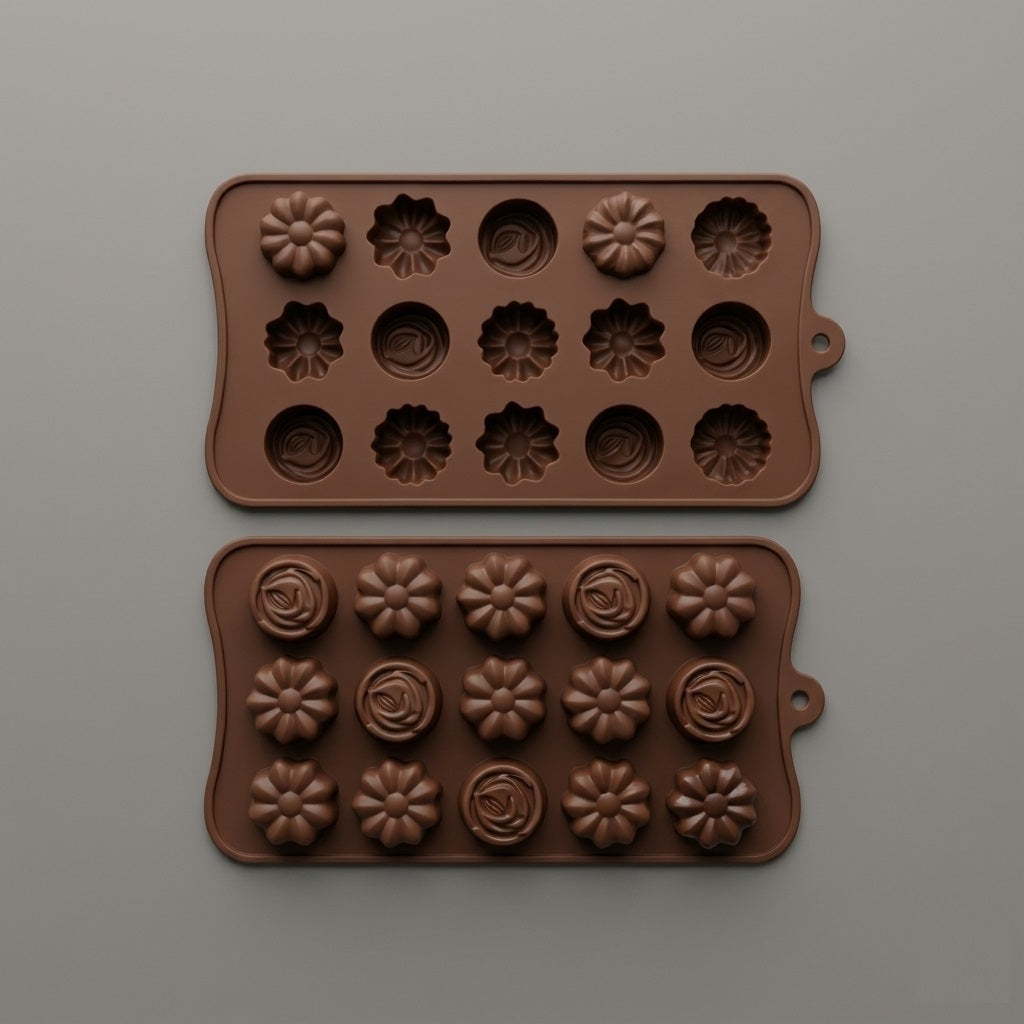 Artisan Collection Blossom Molds – 15-Cavity
