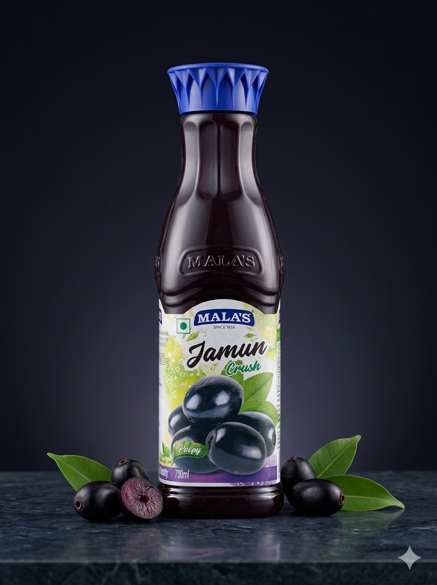 Mala’s Jamun Crush – Pulpy Jamun Fruit Crush