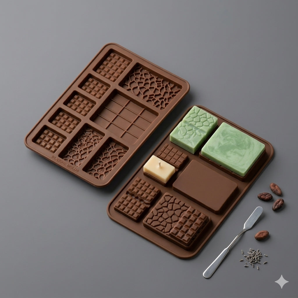 Chocolatier's Collection Multi-Textured Silicone Chocolate Mold