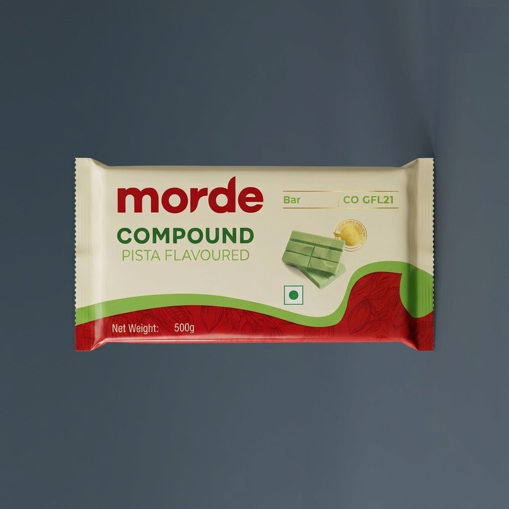 Morde Pista Flavoured Compound Chocolate Bar 500g