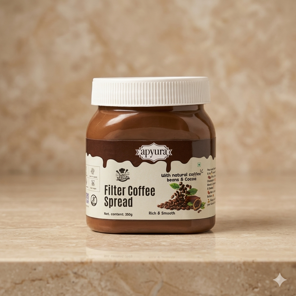 Apyura Filter Coffee Spread & Filling | South Indian Coffee Dessert Spread