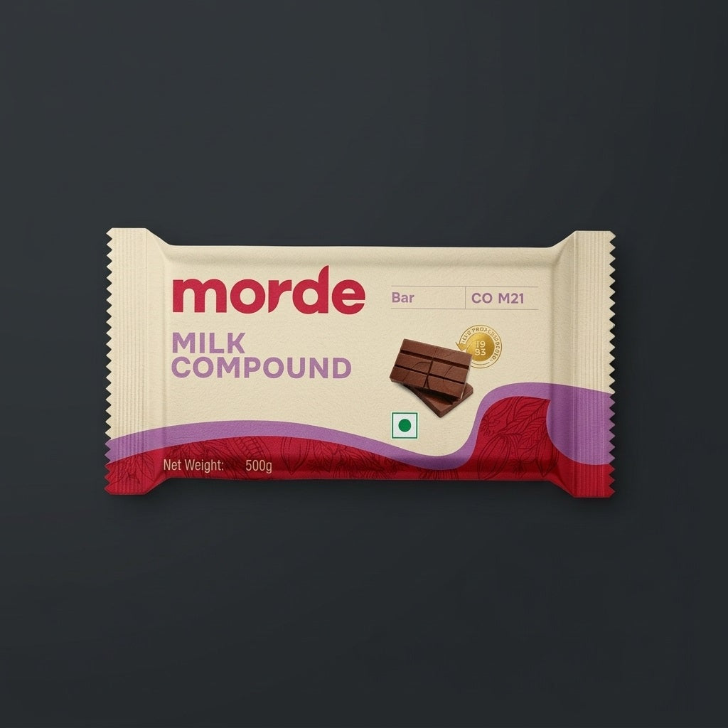 Morde Milk Compound Chocolate Bar CO M21 500g