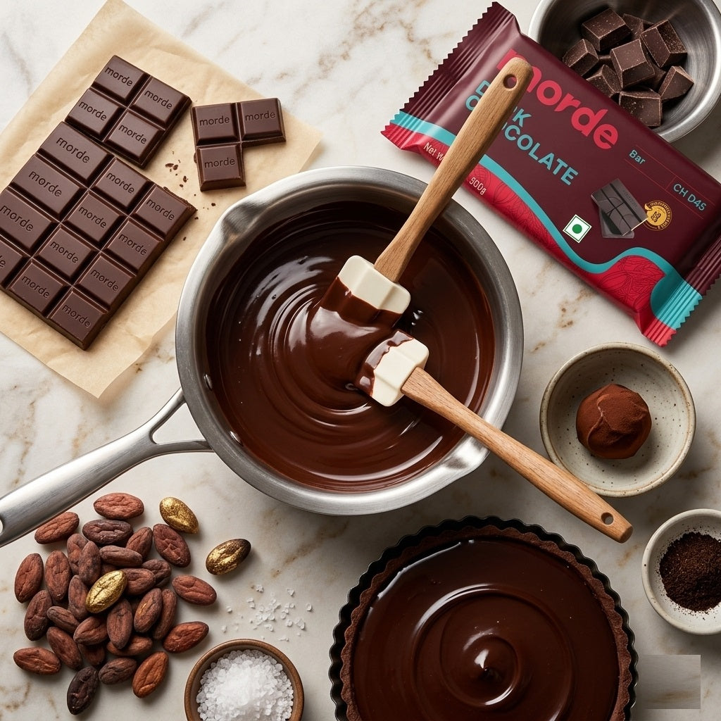 Morde Dark Chocolate Bar CH D45 500g
