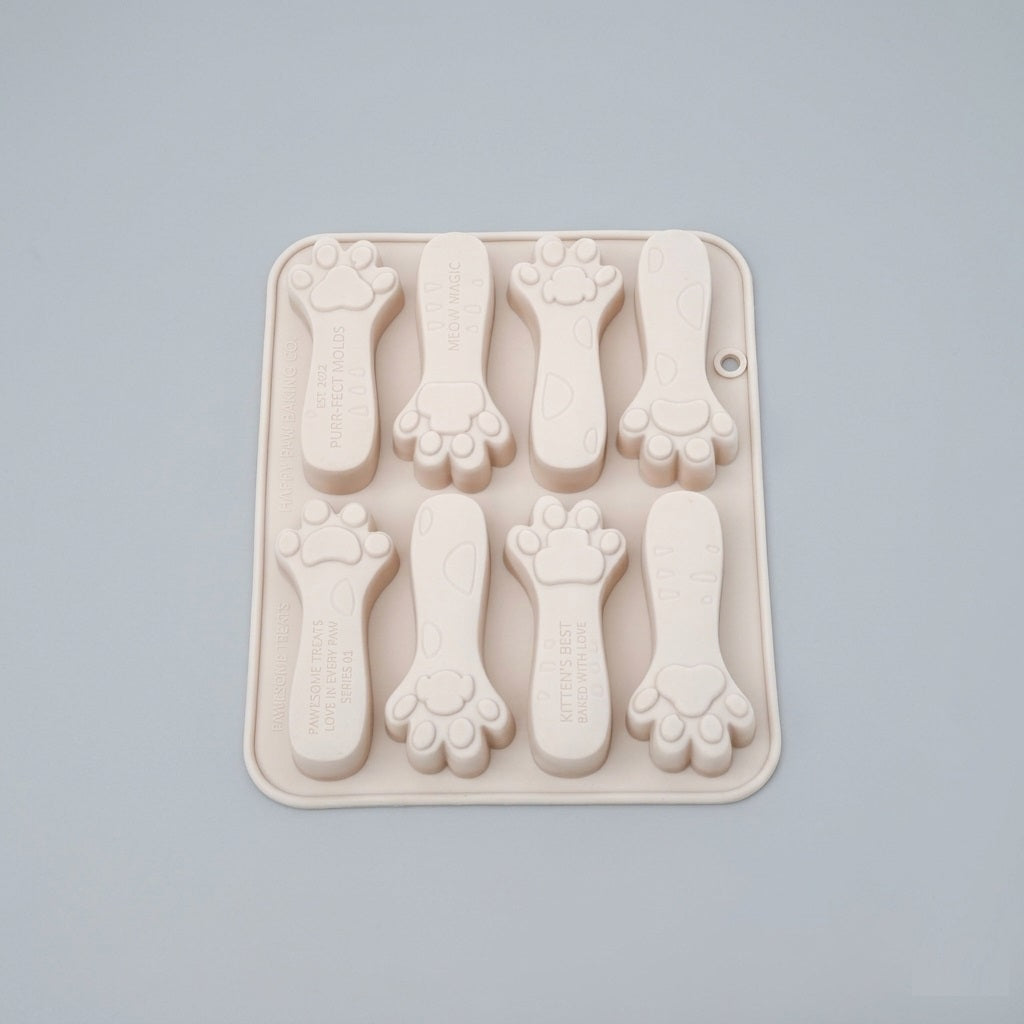 Cat Paw Silicone Chocolate Mold | 8 Cavity Candy, Jelly & Fondant Mold