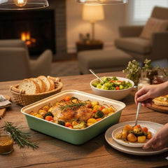Premium Non-Stick Square Baking Pan | 9-Inch Cake Tin for Oven Baking | Ideal for Brownies, Cakes, Lasagna & Desserts | Baking Tray