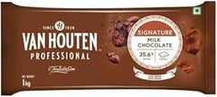 Van Houten Milk Chocolate Couverture (35.6% Cocoa) - 1 Kg