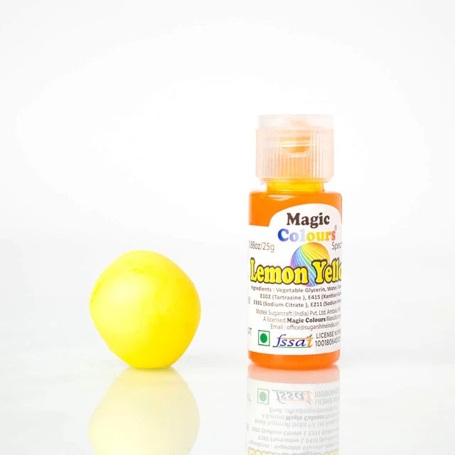 Magic Colours Spectral Gel Food Colour Lemon Yellow 25g