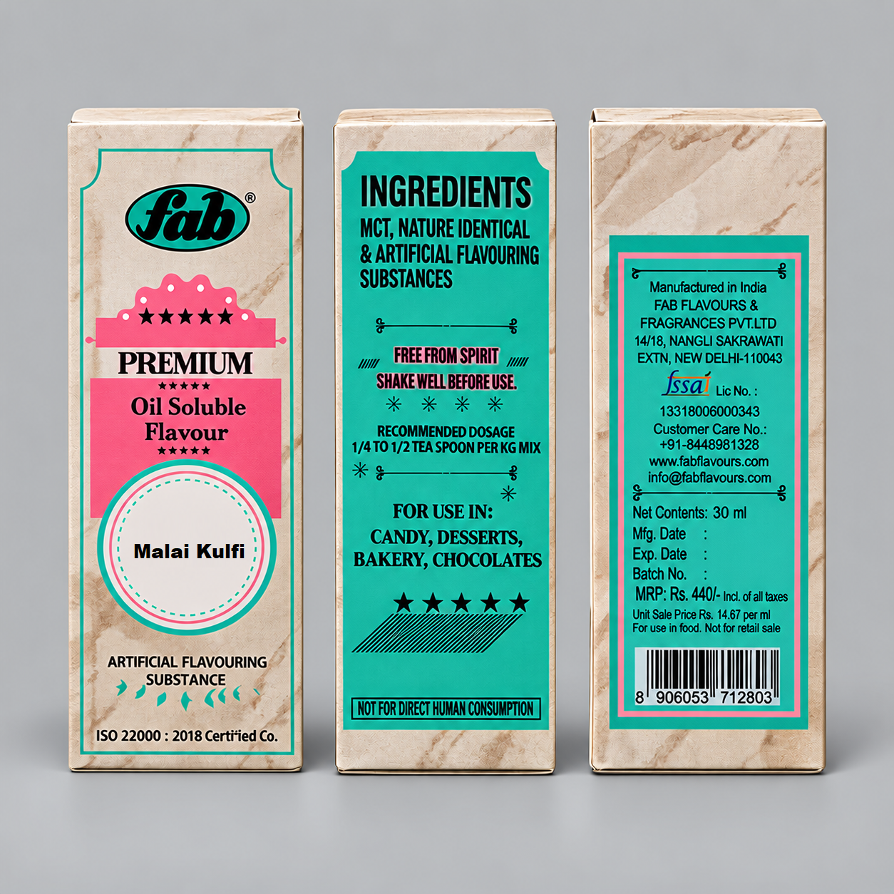FAB Premium Malai Kulfi Oil Soluble Flavour