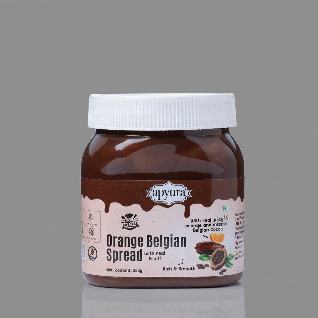 Apyura Orange Belgian Chocolate Spread & Filling | Premium Baking Spread