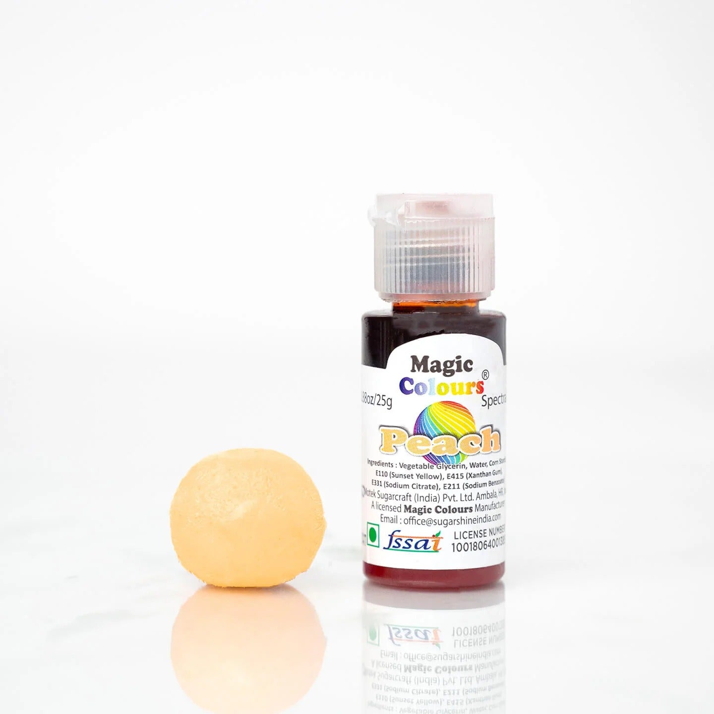 Magic Colours Peach Gel Food Colour