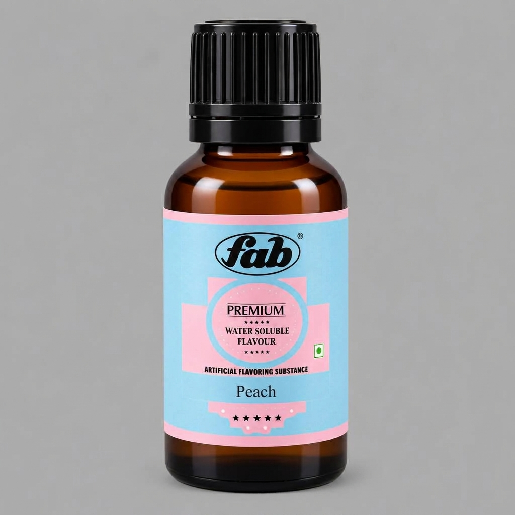 FAB Peach Premium Water Soluble Flavour