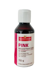 Pink Liquid Food Colour for Chocolate, Cocoa Butter & Oils