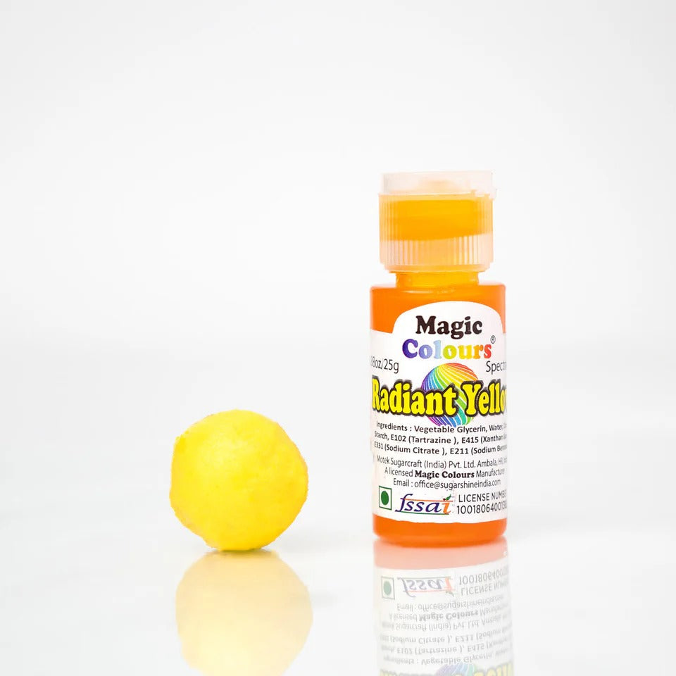 Magic Colours Radiant Yellow Gel Food Colour