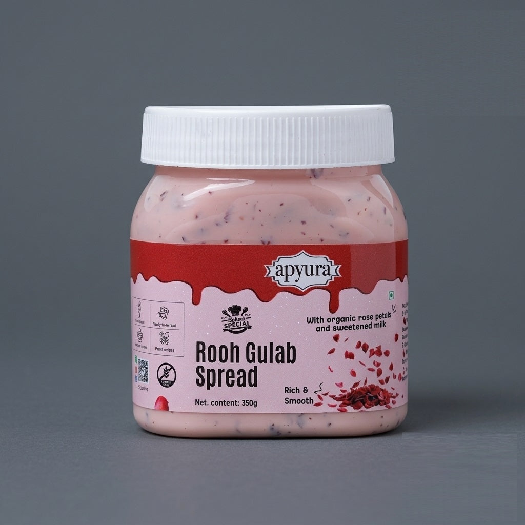 Apyura Rooh Gulab Spread & Filling | Premium Rose Flavoured Dessert Spread