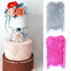 Rose Onlay Silicone Mould