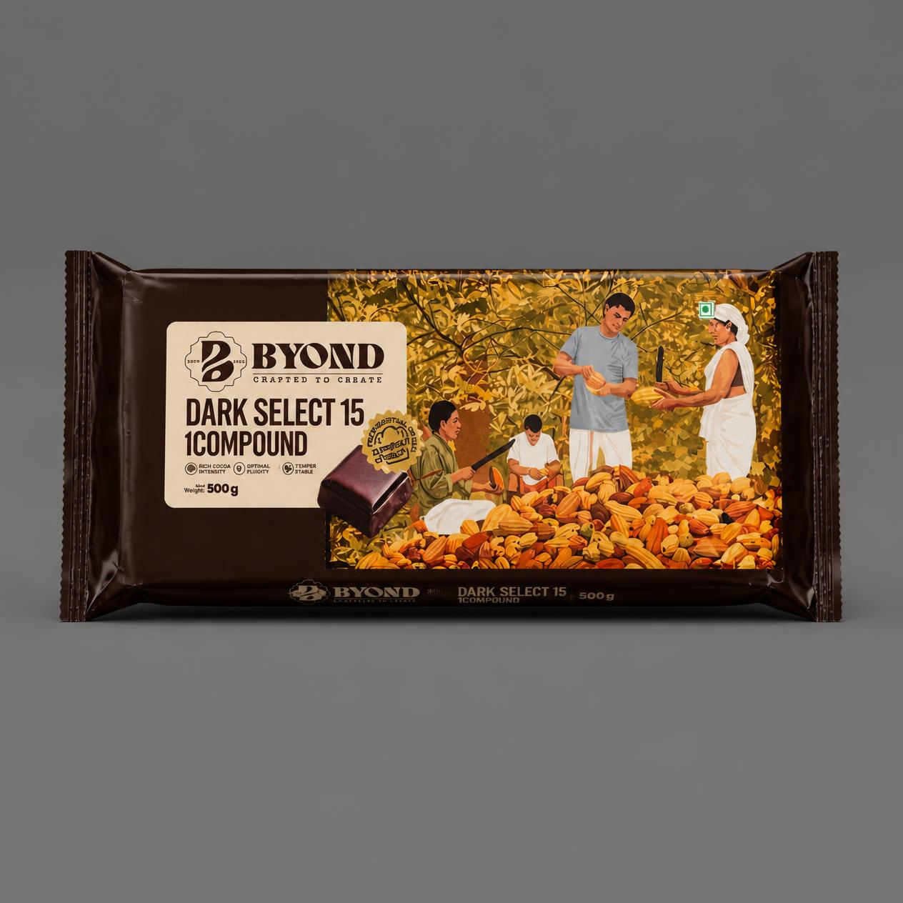 Byond Dark Select 15 Compound Chocolate 500g