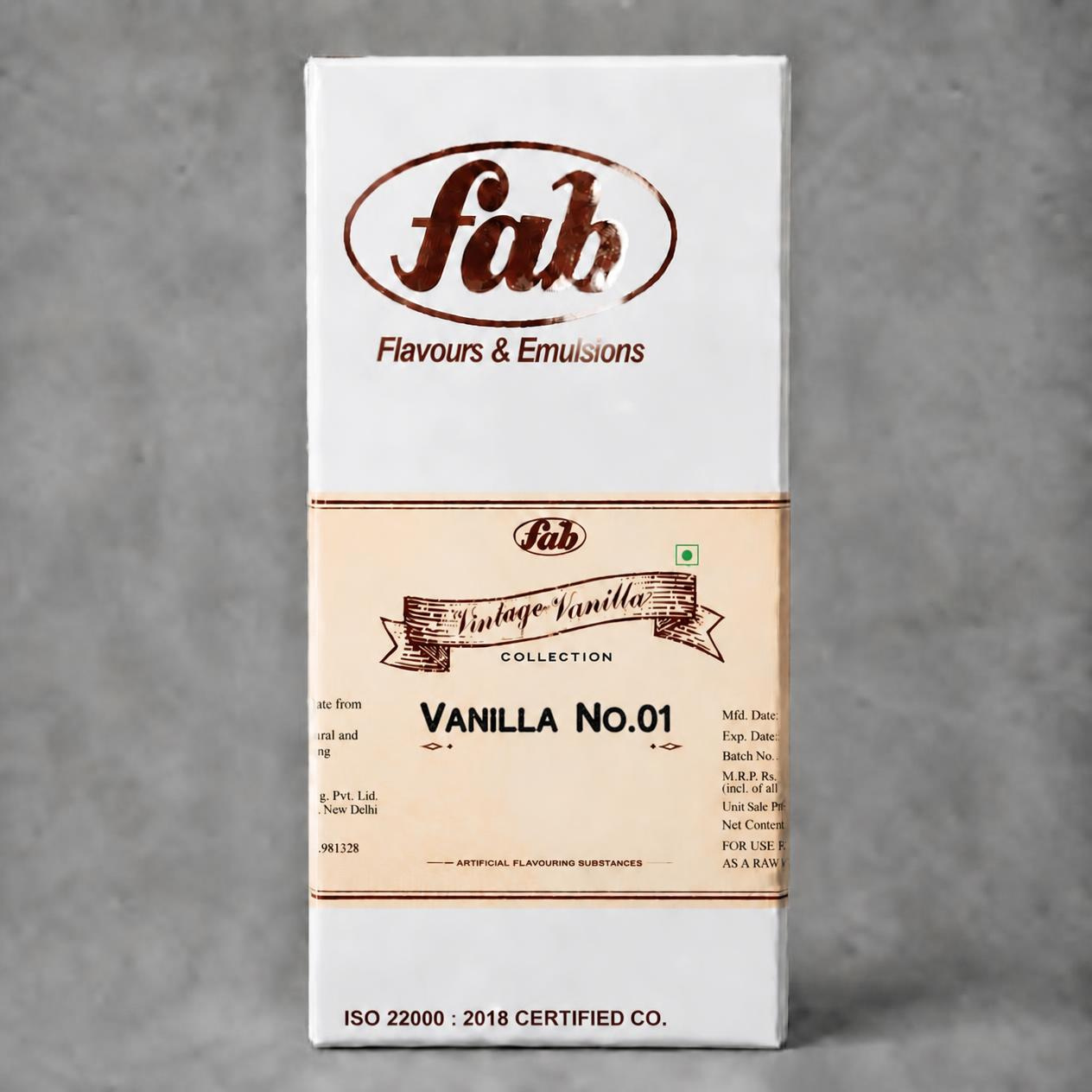 FAB Vintage Vanilla No.1 Water Soluble Flavour
