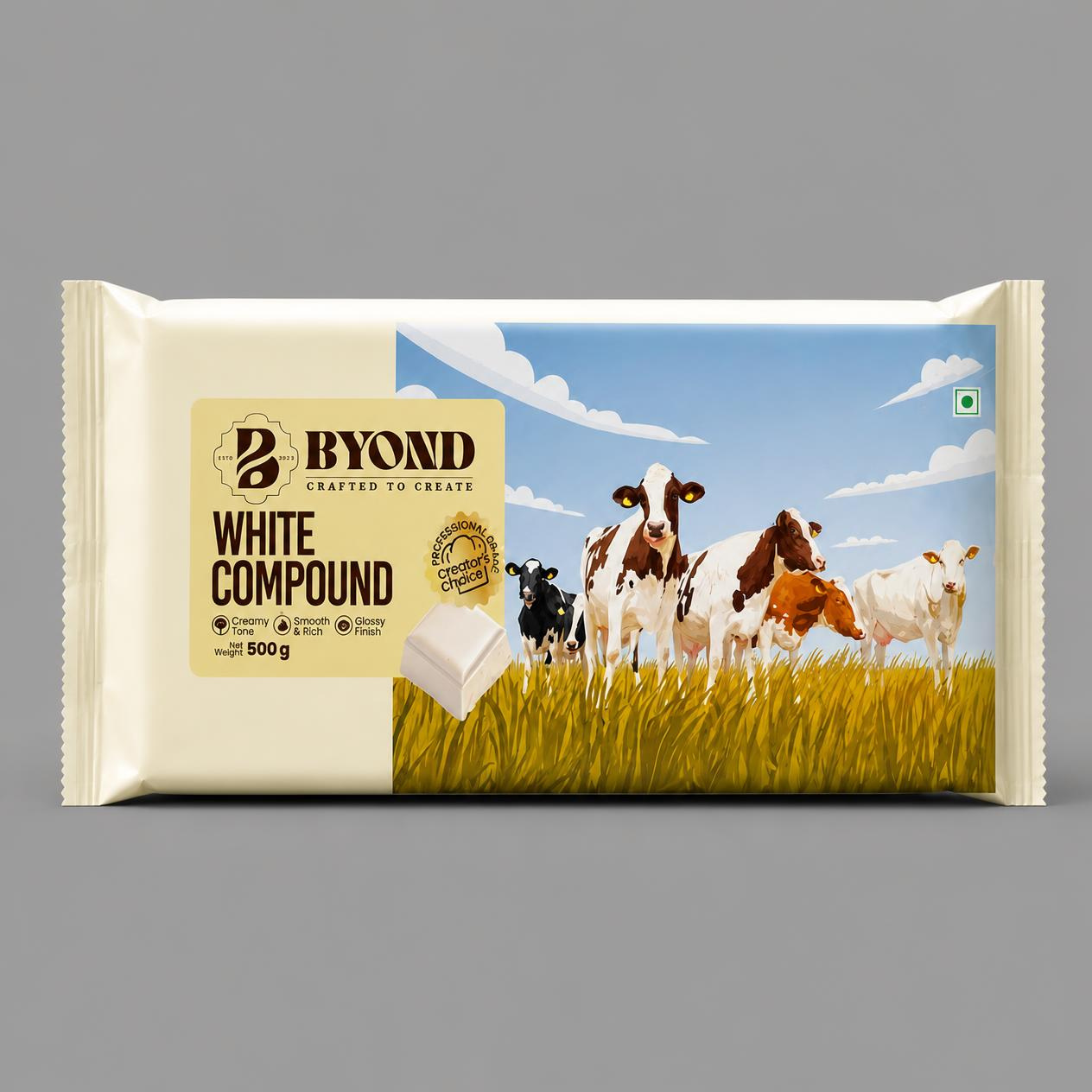 BYOND White Compound Chocolate Slab 500g