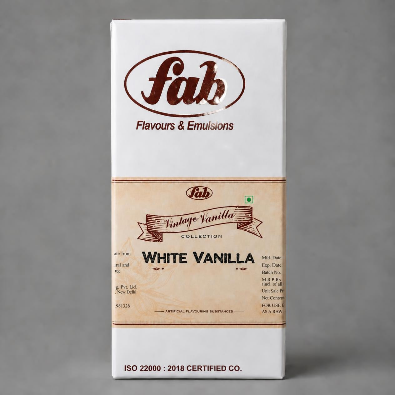 White Vanilla Flavour – Colourless & Heat-Stable Vanilla Essence